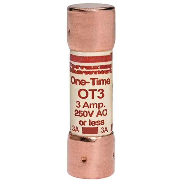 Fuse OT - Class K5 - Fast-Acting 250VAC 250VDC 3A Ferrule image 1