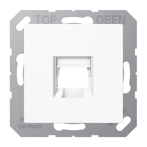 Centre plate for MJ f. 1 socket A1569-15WEWW image 1