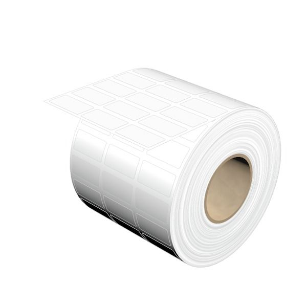 Device marking, Self-adhesive, halogen-free, 25 mm, Polyester, white image 2