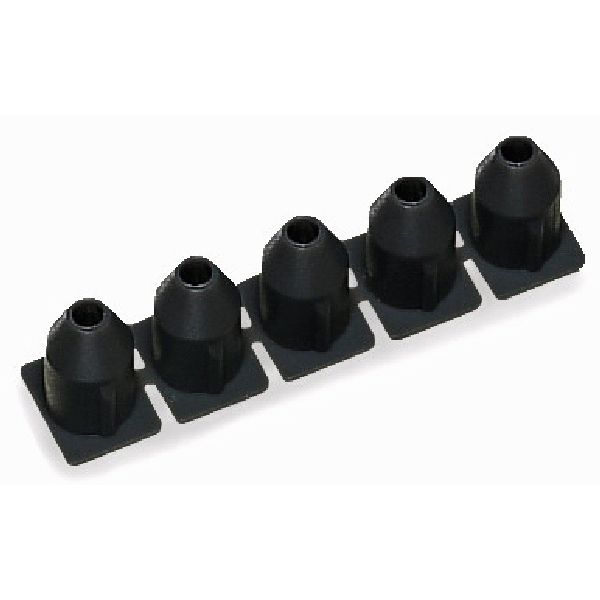 Insulation stop 0.75 - 1.5 mm² 5 pieces/strip dark gray image 1