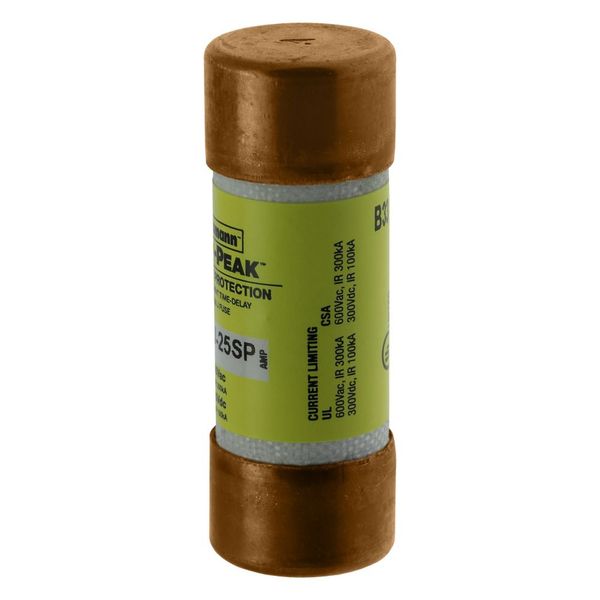 Fuse-link, LV, 25 A, AC 600 V, 21 x 57 mm, J, UL, time-delay image 3