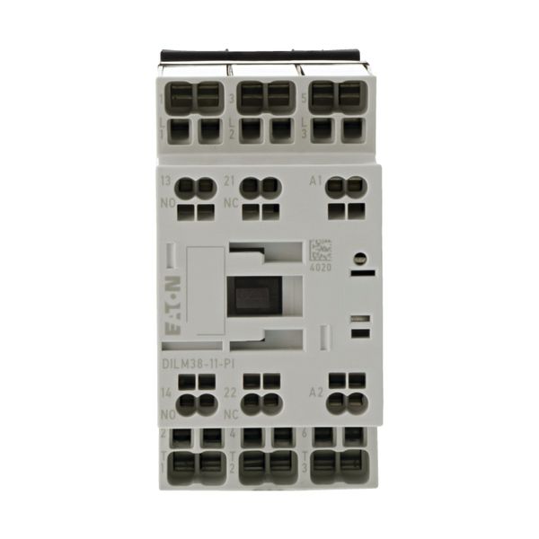 Contactor, 3 pole, 380 V 400 V 18.5 kW, 1 N/O, 1 NC, 220 V 50/60 Hz, AC operation, Push in terminals image 20