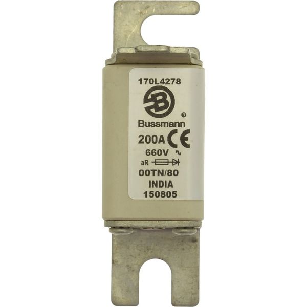 Fuse-link, high speed, 200 A, AC 660 V, Size 00, 30 x 67 x 100 mm, aR, IEC, single indicator image 19