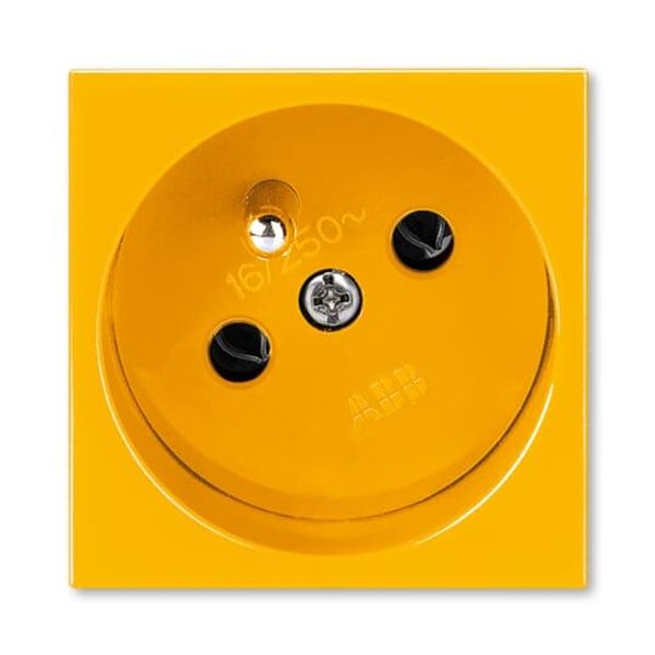 5580N-C02357 P Socket outlet 45×45 with earthing pin, shuttered, with power supply indication image 2