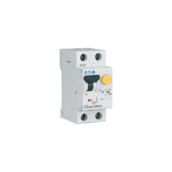 RCD/MCB combination, 40 A, 300 mA, MCB trip characteristic: B, 1p+N, RCD trip characteristic: A image 37