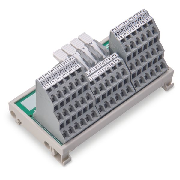 830-800/000-318 Potential distribution module; 2 potentials; with 2 input clamping points each image 2