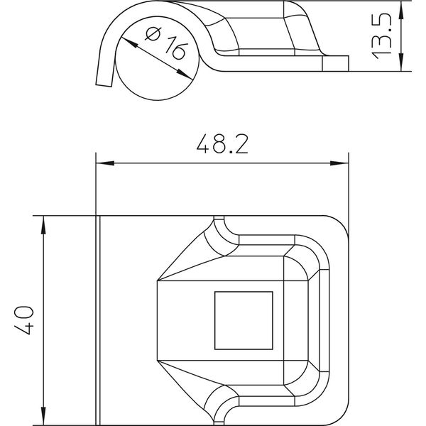 249 VA-OT Quick connector RD 16 48x40mm image 2