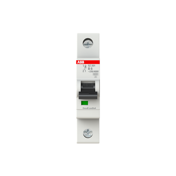 SZ201-B6 Miniature Circuit Breaker - 1P - B - 6 A image 1