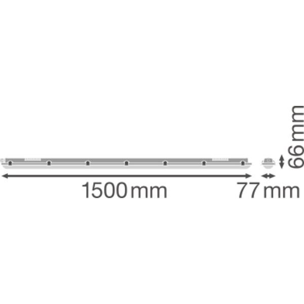 DAMP PROOF VALUE 1500 50W 4000K IP65 image 5