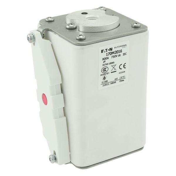 Fuse-link, high speed, 80 A, DC 750 V, compact size 1, 41 x 59 x 128 mm, aR, IEC, single indicator image 18