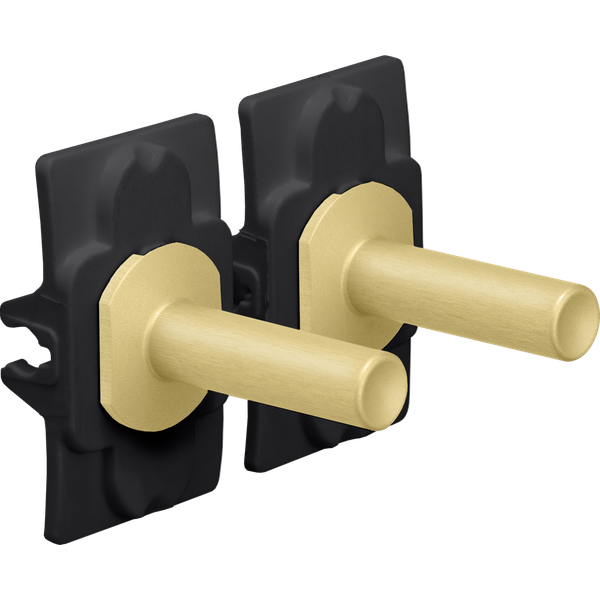 Niko Toggle set for double switch functions, alu gold image 1