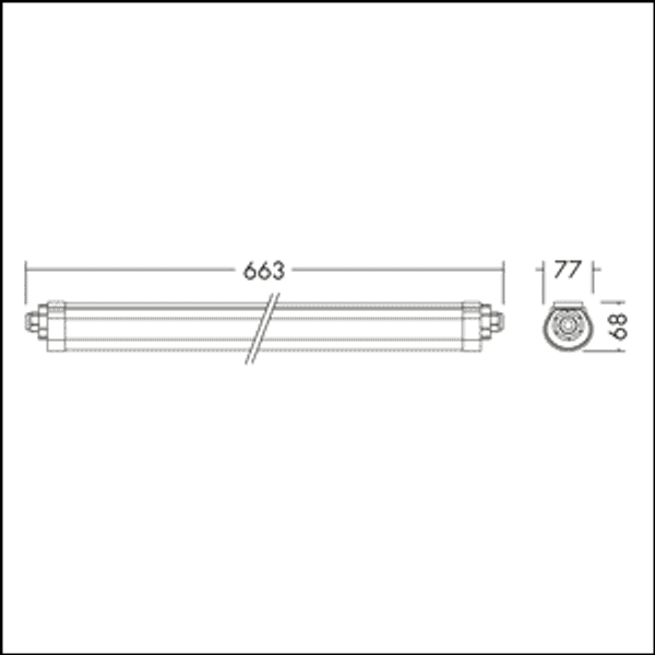 IP66 LED Moisture Proof luminaire LUCY 600 LED IP66 2000 840 TW image 10