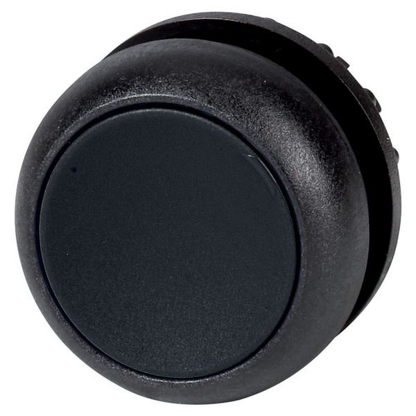 Pushbutton, RMQ-Titan, Flat, maintained, black, Blank, Bezel: black image 3