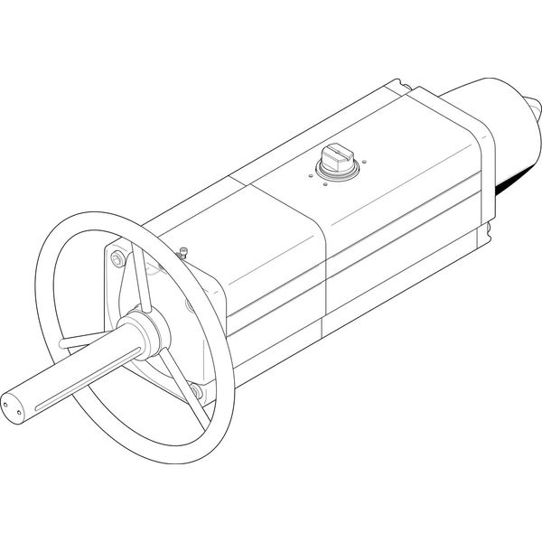 DAPS-0720-090-RS4-F12-MW Quarter turn actuator image 1