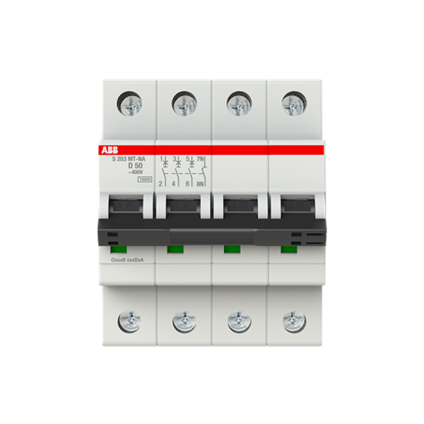 S203MT-D50NA Miniature Circuit Breakers MCBs - 3+NP - D - 50 A image 6