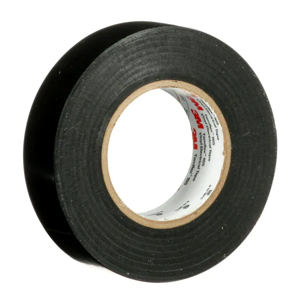 3M™ Temflex™ Vinyl Electrical Tape 165, Black, 19 mm x 20 m, 100 Rolls image 3