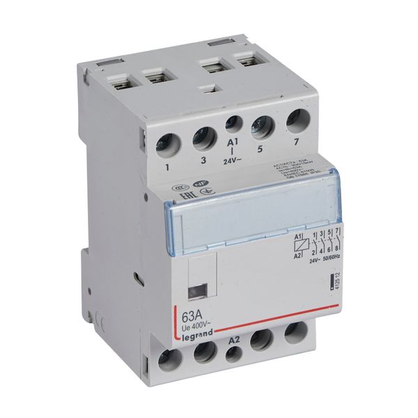 CX3 CONTACTOR 24V 4NO 63A image 1