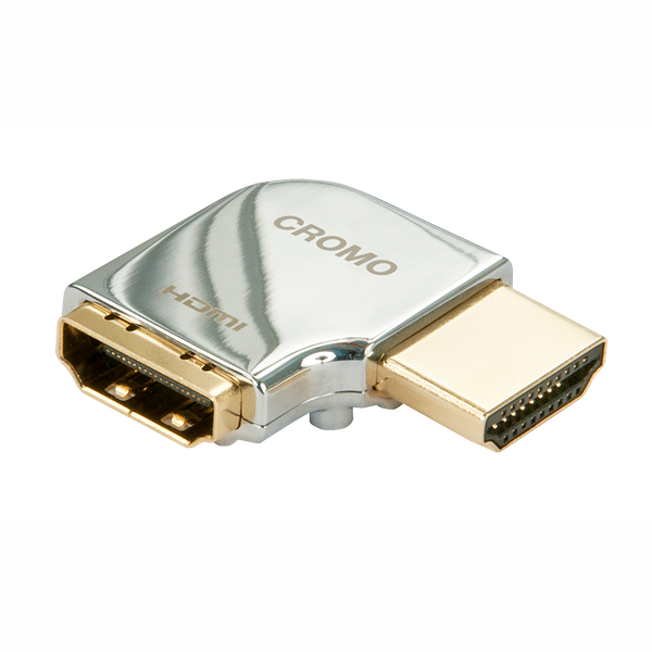 CROMO HDMI Male to HDMI Female 90 Degree Right Angle Adapter - Right Create easy access to your HDMI ports on the rear of your HDTV! image 1