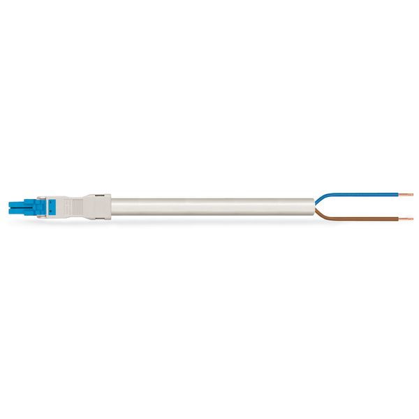 pre-assembled connecting cable Eca Socket/open-ended blue image 3