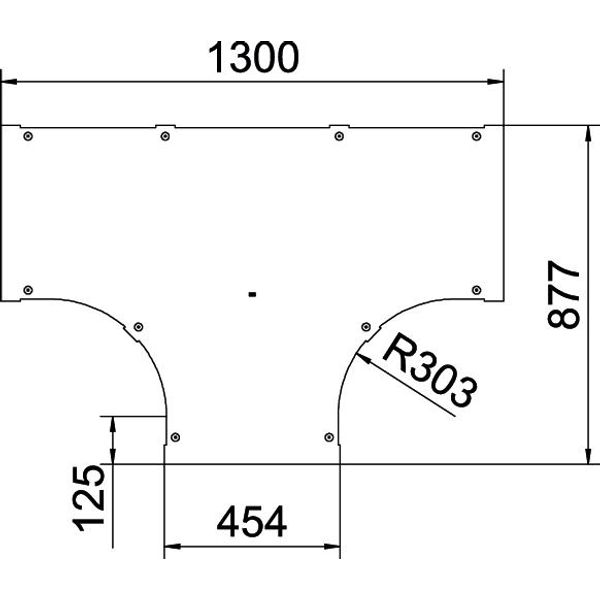 LTD 450 R3 FT Cover for T piece with turn buckle B450 image 2