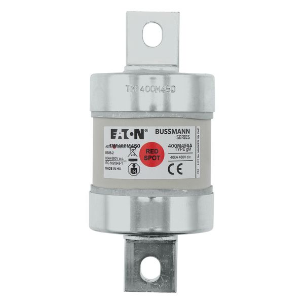 Fuse-link, low voltage, AC 660 V, DC 460 V, BS88/B4, 60 x 137 mm, gM, BS image 8