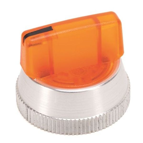 Allen-Bradley 800T-N297A Knob, Standard, 30mm Push Button, Amber, Illuminated Selector Switch, Replacement Part image 1