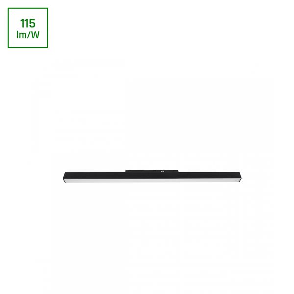 SYSTEM SHIFT BASIC - LINE M LINEAR LUMINAIRE 600MM 20W 3000K BLACK image 1