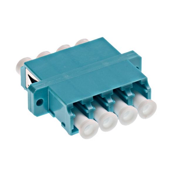 Standard LC-Quad Coupling MM Polymer case aqua image 1