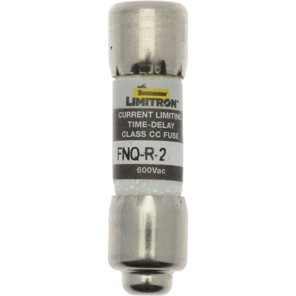Fuse-link, LV, 2 A, AC 600 V, 10 x 38 mm, 13⁄32 x 1-1⁄2 inch, CC, UL, time-delay, rejection-type image 1