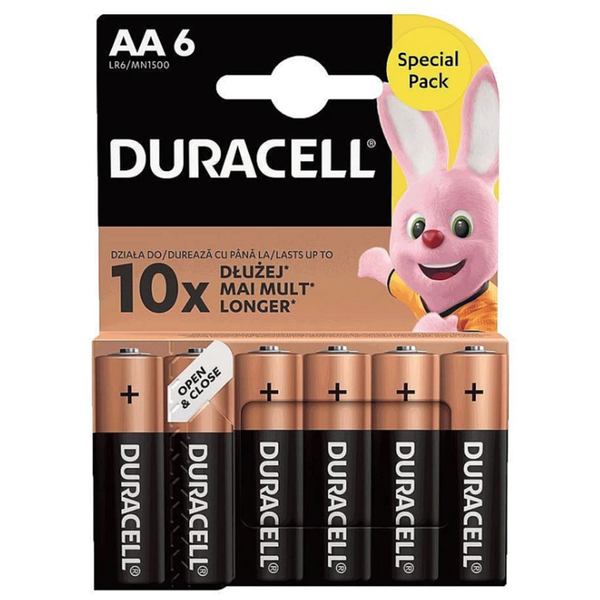 DURACELL Basic MN1500 LR6 AA BL6 image 1