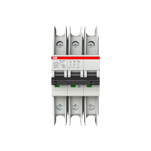 SU203M-C7 Miniature Circuit Breaker - 3P - C - 7 A image 1