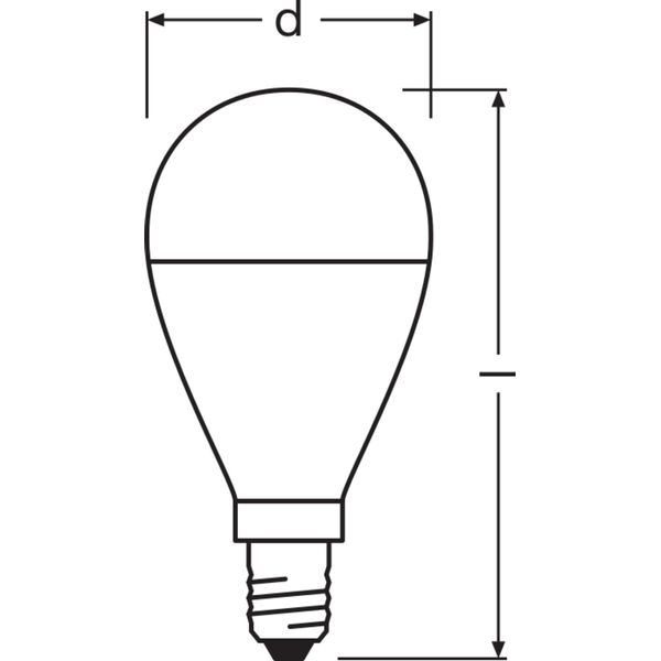 LED PCR LAMPS WITH CLASSIC P 7.5W 827 Frosted E14 image 10