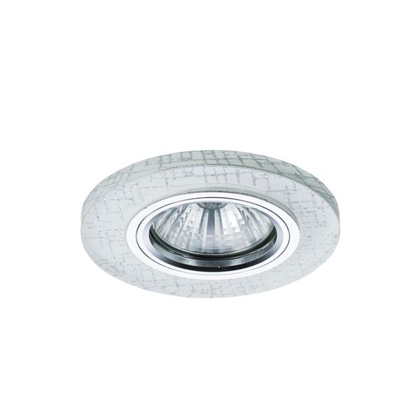 Kony LED Recessed Light GU10 Round Crystal image 1