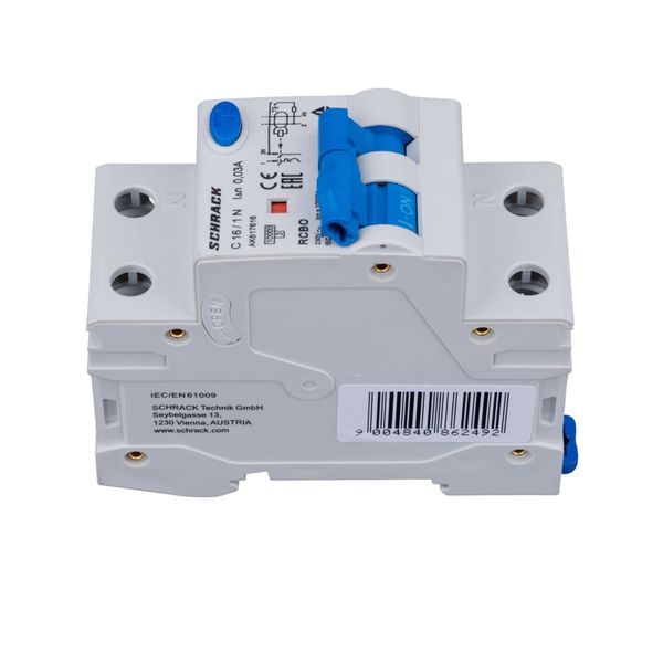 Combined MCB/RCD (RCBO) 1+N, AMPARO 10kA, C 16A, 30mA, Typ A image 1