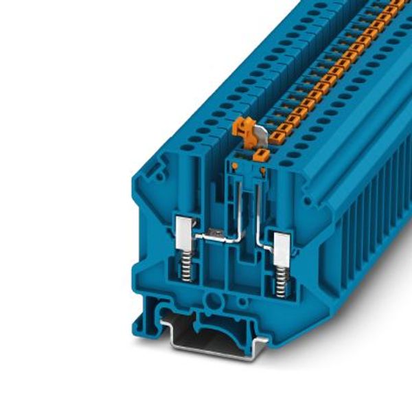 USST 4-MT BU - Knife-disconnect terminal block image 2