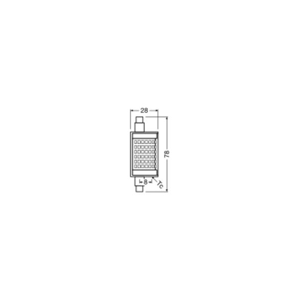 LED LINE R7S DIM 12W 827 R7s image 12