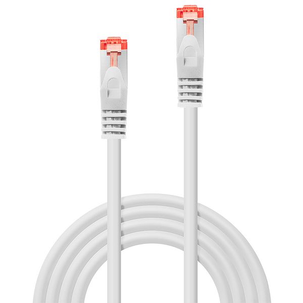 0.3m Cat.6 S/FTP Network Cable, White RJ45, M/M, 250MHz, Copper, 28AWG image 2