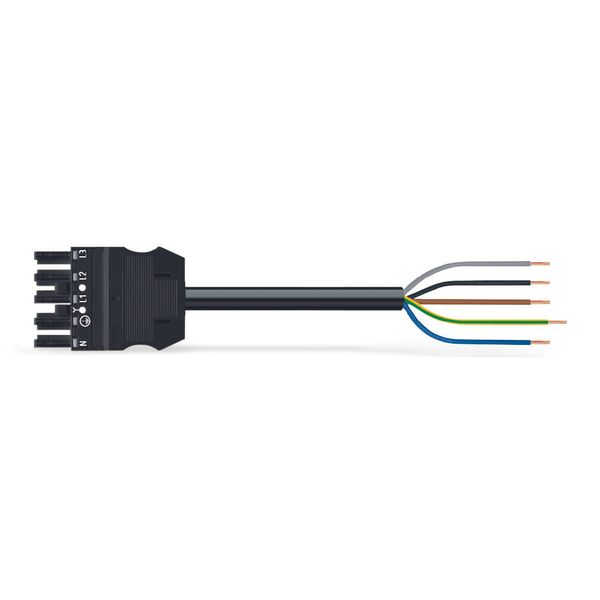 pre-assembled interconnecting cable Eca Socket/plug gray image 2