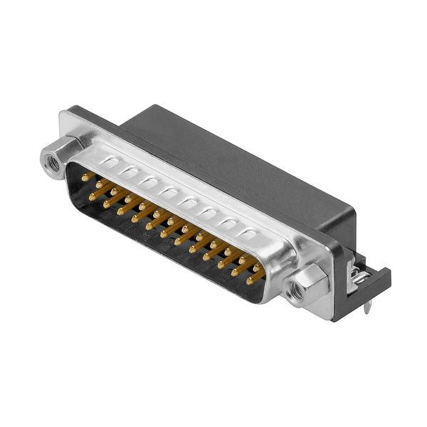 PCB plug-in connector data, Thread-bolt UNC 4-40, THT solder connectio image 1