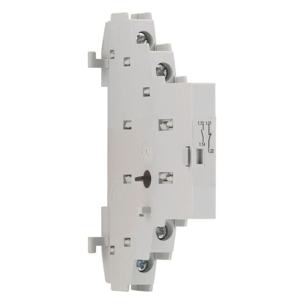 Standard auxiliary contact, 1 N/O, 1 NC, Can be retrofitted on the right side of motor-protective circuit-breakers, Screw terminals image 11