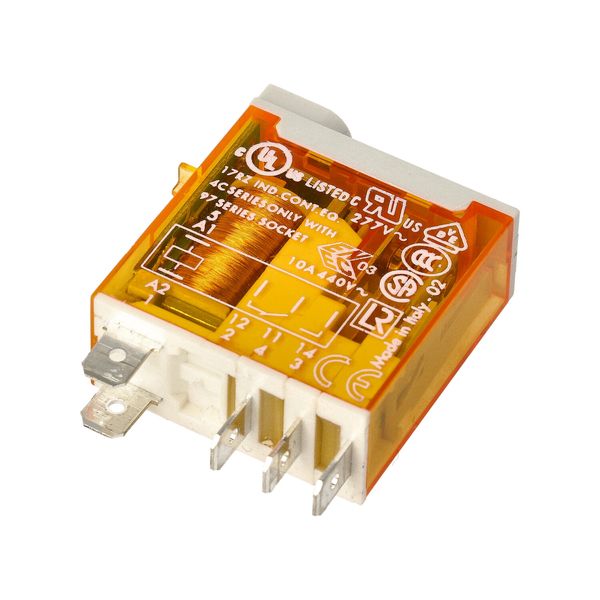Mini.ind.relays 1CO 16A/24VAC/Agni/Test button/LED/Mech.ind. (46.61.8.024.0054) image 4