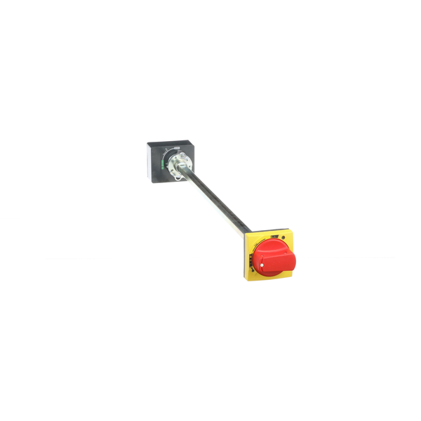 Extended rotary handle, ComPact NSXm, red handle/yellow front, shaft length 200-600mm, IP65 image 4