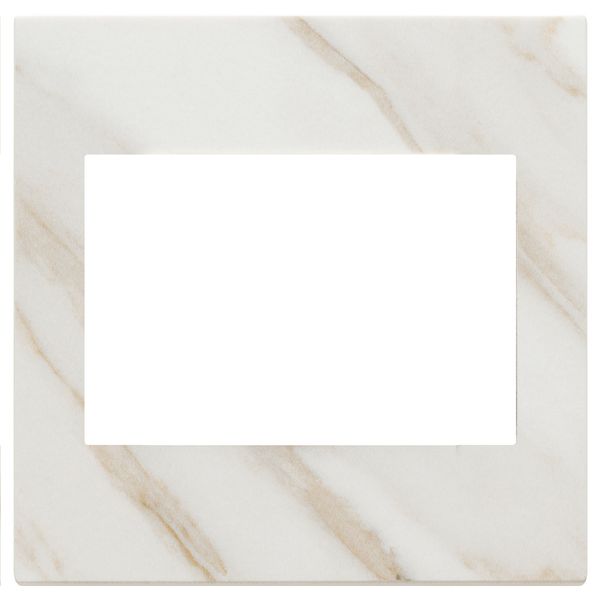 Plate 3M BS marbl.stonew.white Calacatta image 1