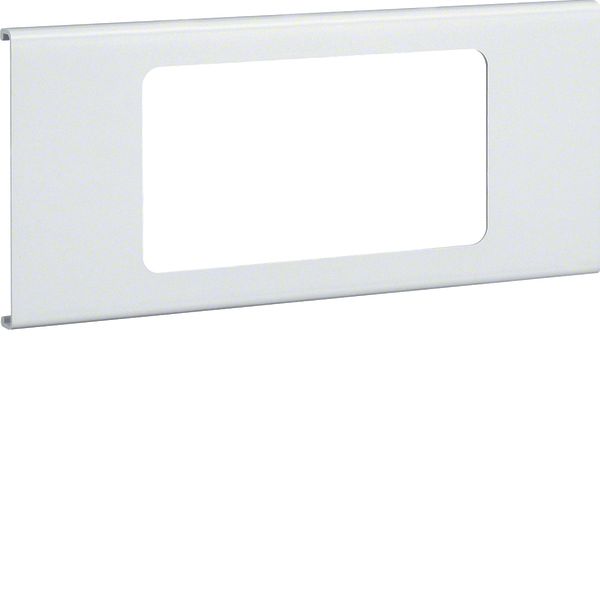 Pre-cut lid 2gang, FB 60110, pure white image 1