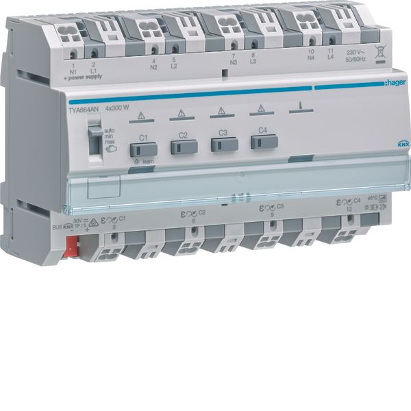 DIMMER 4 CHANNELS 300W SYST PARAL image 1