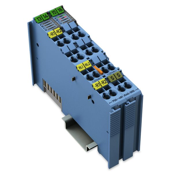 2-channel analog input Resistance measurement Intrinsically safe blue image 1