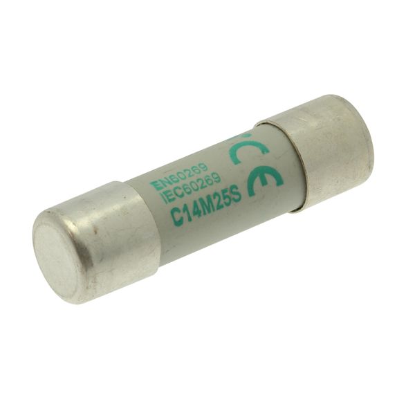 Fuse-link, LV, 25 A, AC 500 V, 14 x 51 mm, aM, IEC, with striker image 6