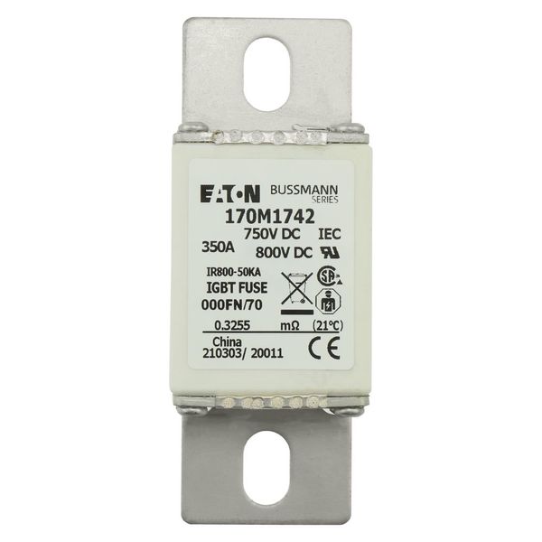 FUSE 350A 750V DC 000FN/70 AR CU image 18