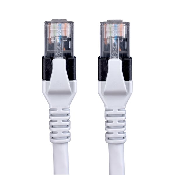 Patchcord RJ45 unshielded Cat.6a 10GB, LS0H, grey,   15.0m image 2