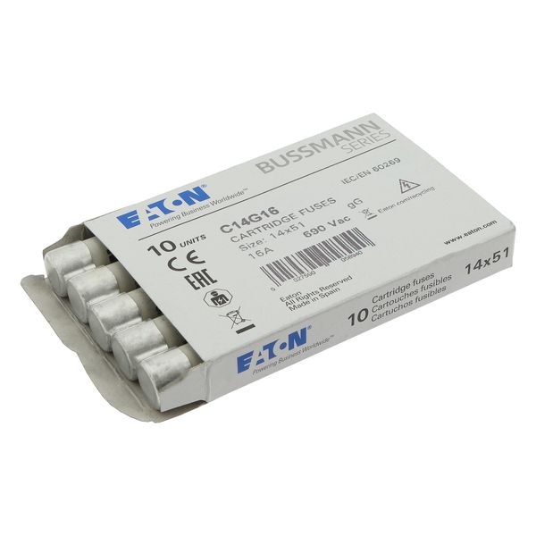 Fuse-link, LV, 16 A, AC 690 V, 14 x 51 mm, gL/gG, IEC image 15